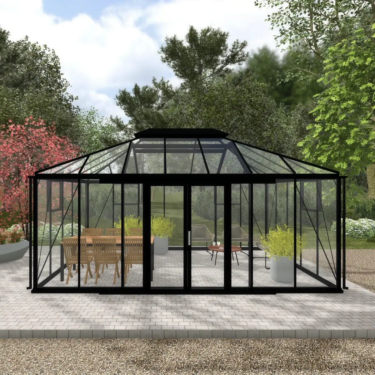 Drivhus Royale Cube Plus 21 m² - Image 2