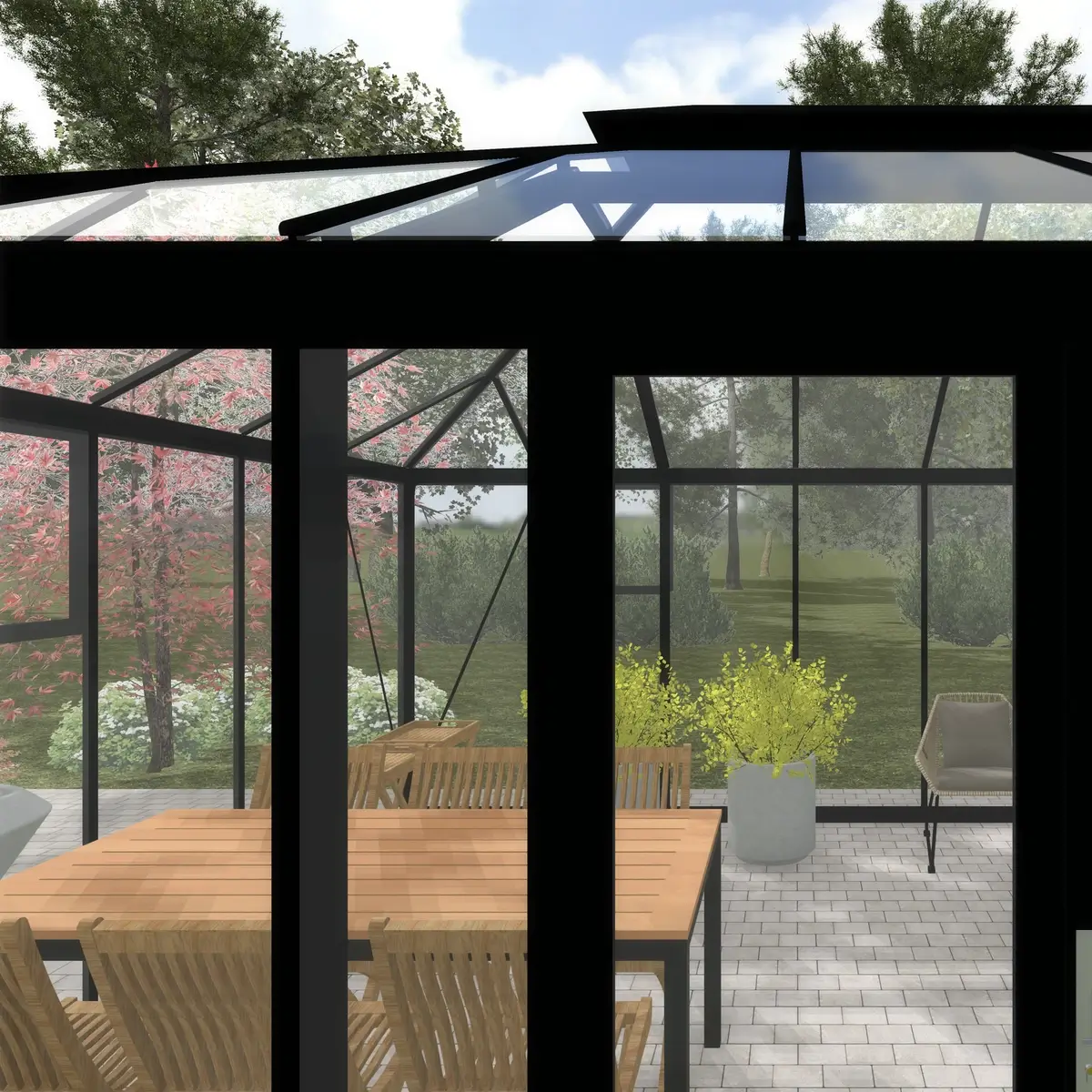 Drivhus Royale Cube Plus 21 m² - Image 3