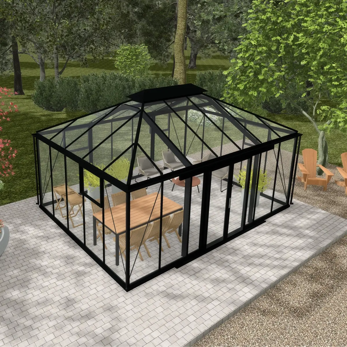 Drivhus Royale Cube Plus 21 m² - Image 4